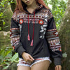 Embroidered Hippie Sweater