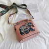 Embroidered Elephant Bag (5 Colors)
