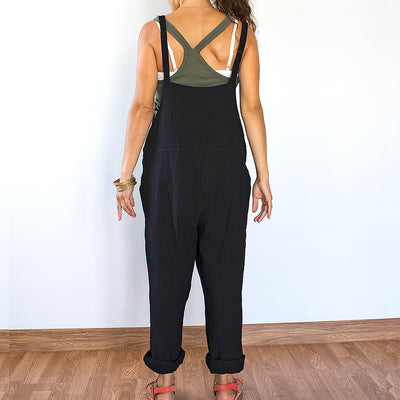 Casual Low Rise Overalls (2 Colors)