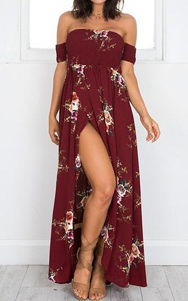 Romantic Floral Maxi Dress (4 Colors)