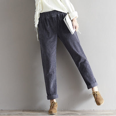 Casual Cord Pants (3 Colors)