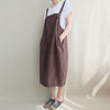 Minimal Cotton Overall Dress (2 Colors)